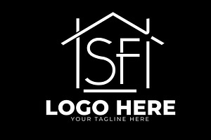 Furniture Brand Letter SF Logo