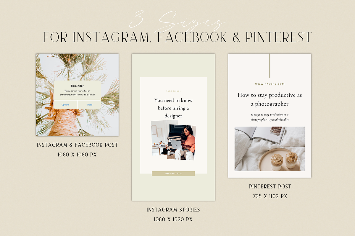 Social Media Pack | CANVA, a Social Media Template by Ralony (Photo 2 of 25)