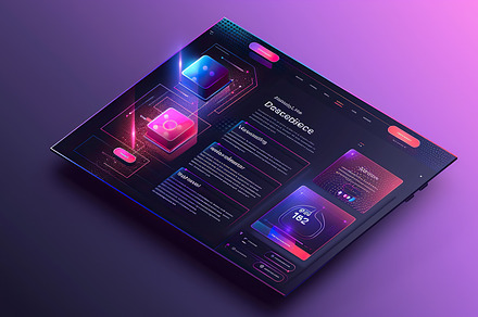 A modern digital interface with a ne, a Background Photo by LOGOCREATIVE