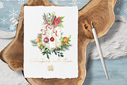 Watercolor Christmas clip art set, an Illustration by WonderWonder (Thumbnail 12 of 21)