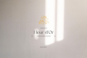 FLEUR D'Or Gold Floral Collection