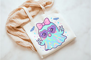 Bubblegum ghost png Iridescent Ghost, an Illustration by Watercolor design (Thumbnail 2 of 3)