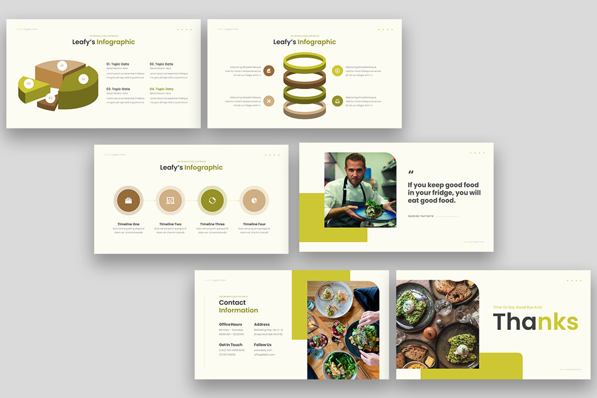 Leafy Organic Food Keynote, a Presentation Template by kerismaker (Photo 6 of 6)