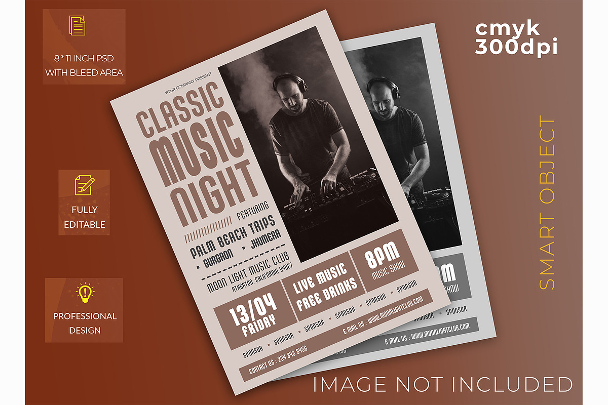 Modern Music Fest flyer template, a Flyer Template by kamalrawat_gd (Photo 2 of 2)