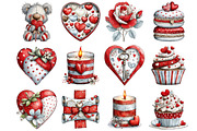 Valentine's Sublimation Clipart, a Graphic by CitraGraphics (Thumbnail 3 of 4)