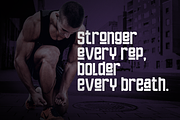 Sportek - Bold Condensed Typeface, a Sans Serif Font by PuriCreative (Thumbnail 4 of 9)
