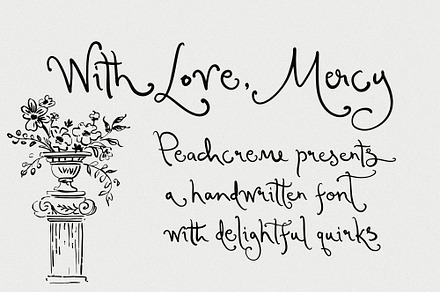 With Love, Mercy // Quirky Font