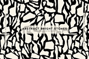 Abstract White Rock Shapes, a Wallpaper Graphic by MalyskaStudio (Thumbnail 1 of 6)
