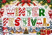 Jingle Wish, a Blackletter Font by Yoga Letter (Thumbnail 3 of 11)