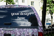 SUV window mockup, Car window mockup, a Templates & Theme by VetalStock (Thumbnail 1 of 2)