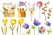 Easter bunnies. Watercolor set., an Illustration by babenkoirusa (Thumbnail 3 of 16)