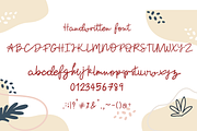 Sarah, a Handwritten Font by nongnuchpolyiam1 (Thumbnail 6 of 6)