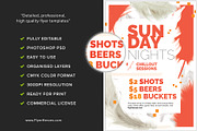 Feather Series – Sunday Night Flyer, a Flyer Template by FlyerHeroes (Thumbnail 4 of 4)