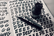 Rogue Legends - Brush Font, a Handwritten Font by Andrey Sharonov (Thumbnail 21 of 21)