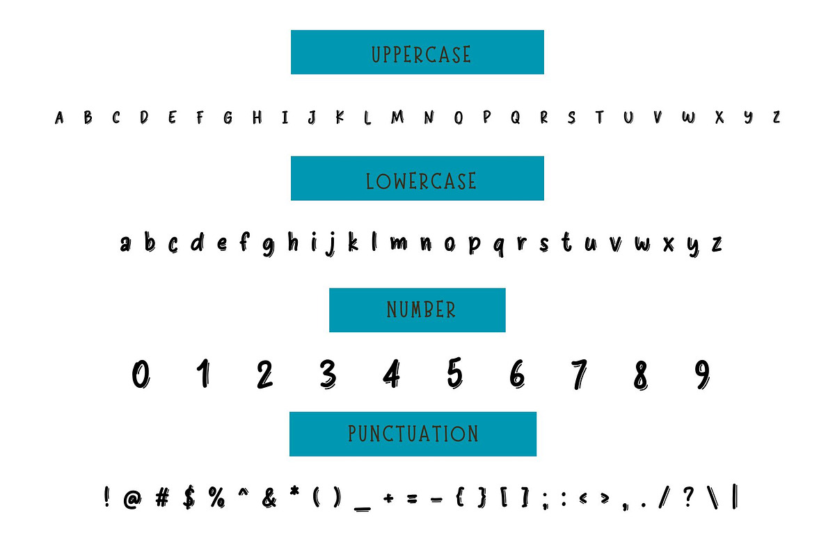 Shake is a cute handwritten font, a Handwritten Font by Brown Cupple (Photo 5 of 6)