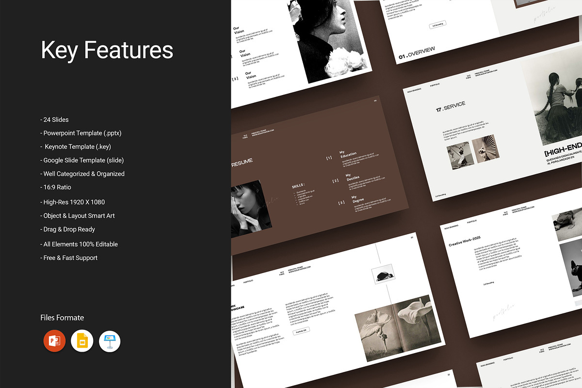 Nusa Brand Portfolio Presentation, a Presentation Template by Studio Artisan (Photo 3 of 14)