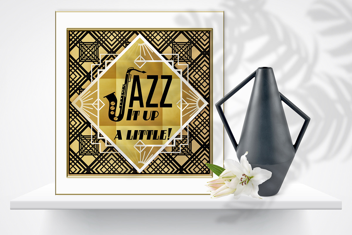 Gatsby Party Elements AI EPS PNG, an Illustration by FrankiesDaughtersDesign (Photo 5 of 7)