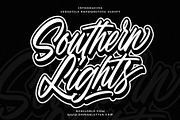 Southern Lights, a Handwritten Font by Damarletter (Thumbnail 1 of 6)