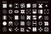 275 Modern Geometric Vector Elements, an Object Graphic by Vecster (Thumbnail 10 of 19)