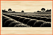 Rural Landscape Silhouette Bundle, an Object Illustration by Designer_Momina (Thumbnail 8 of 8)