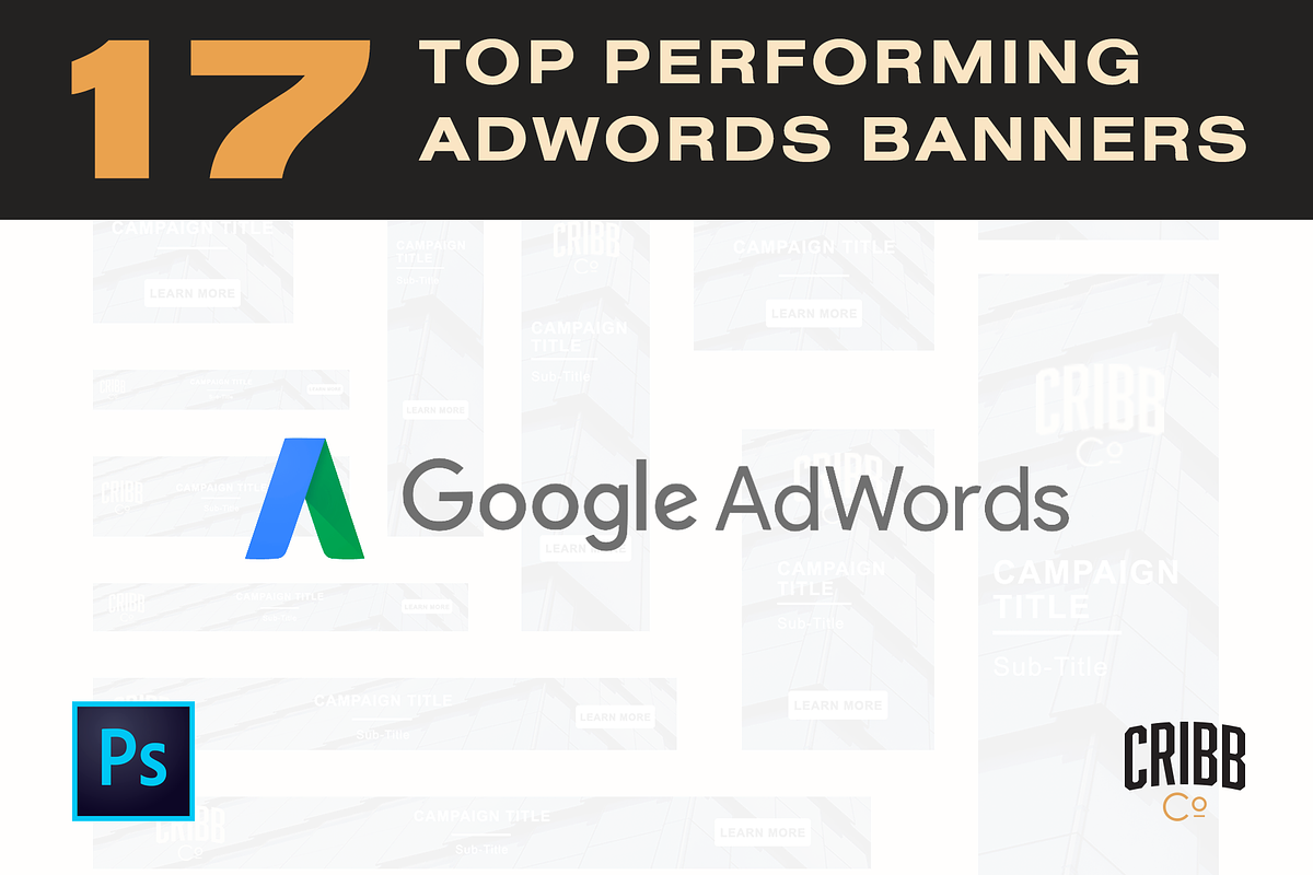 Top 17 Google AdWords Banners, a Presentation Template by Cribb Co. (Photo 1 of 3)