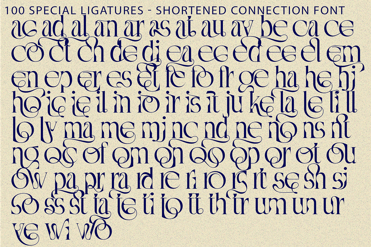 Shortened Connection - Elegant Font, a Serif Font by 177Studio (Photo 8 of 8)