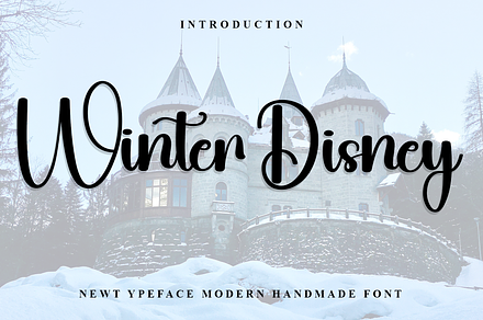 Winter Disney, a Handwritten Font by FreshTypeINK