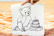 Whimsical Birthday Doodle SVG Bundle, a Seasonal Illustration by Rose Art (Thumbnail 5 of 5)