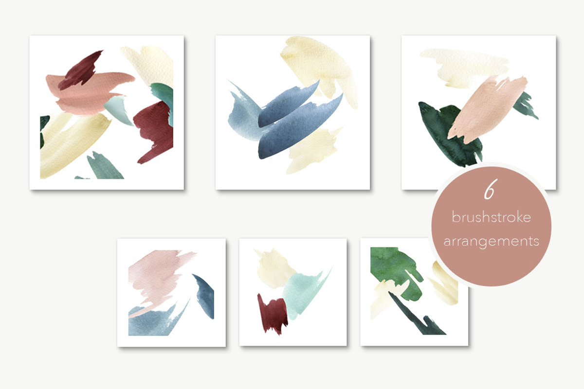 Watercolor - Stains & Brushstrokes, a Texture Graphic by MariePierLaf (Photo 6 of 8)