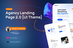 Agency Landing Page 2.0 UI Theme