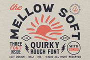 Mellow Soft Typeface, a Sans Serif Font by alit design (Thumbnail 1 of 17)