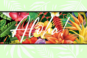 Tropical Flowers, an Illustration by ViktoriaARTprint (Thumbnail 8 of 10)