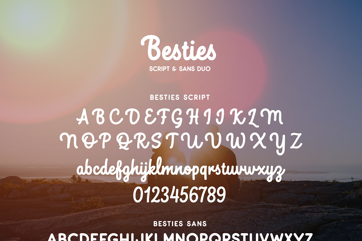 Besties - Font Duo, a Script Font by Ian Barnard