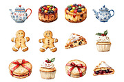 Cozy Christmas Breakfast Clipart, a Graphic by CitraGraphics (Thumbnail 3 of 3)