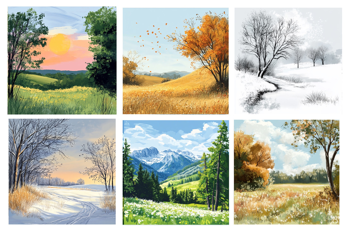 Landscape brushes, foliage grass, a Brushes & More by Elenbushe (Photo 6 of 8)