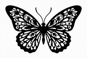 Flying Butterfly Vector Silhouette, an Illustration by Amazin_art (Thumbnail 5 of 21)