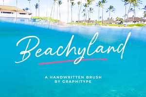 Beachyland - Handwritten Brush Font