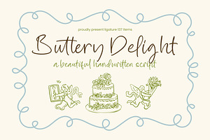 Buttery Delight Handwritten Script