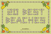 Bamboo - A Fun Tropical Display Font, a Sans Serif Font by Komet & Flicker (Thumbnail 7 of 9)