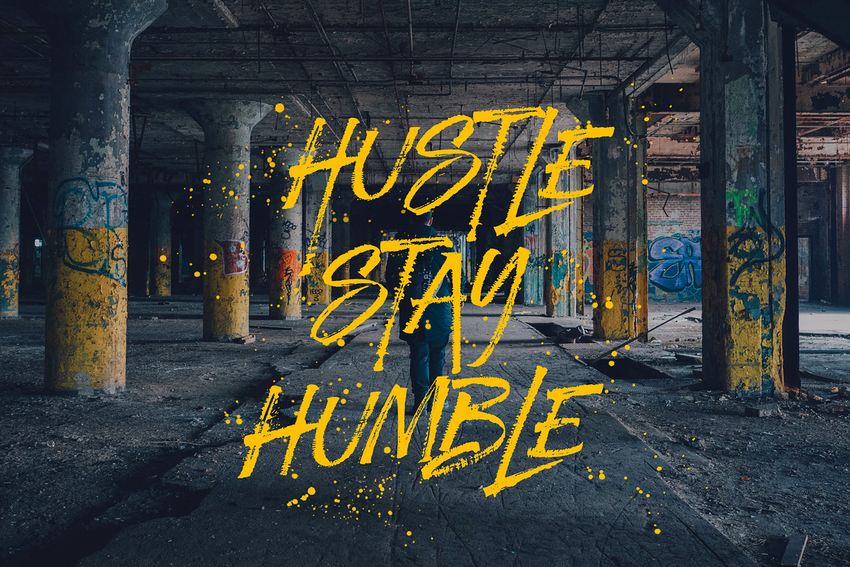Trapstyle Font preview 2