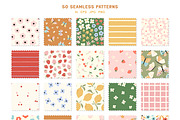Blooming Summer - Patterns & Flowers, a Pattern Graphic by simpleblues (Thumbnail 4 of 12)
