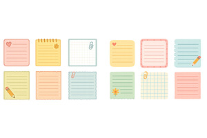 Colorful sticky notes arranged in a, an Abstract Photo by ZinetroN