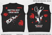 Knitted Vest Crew Neck - Mockup, a Hoody Mockup by DaldSgh (Thumbnail 2 of 11)