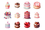 Valentine Cake Dessert, an Illustration by Design Market (Thumbnail 3 of 3)
