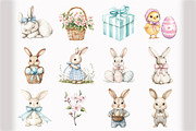 Spring Easter Clipart, an Illustration by Design Market (Thumbnail 4 of 5)