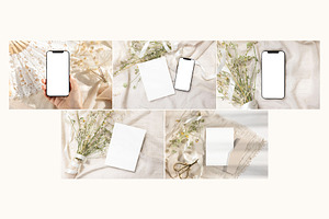 Card Mockup Bundle Wedding WBF