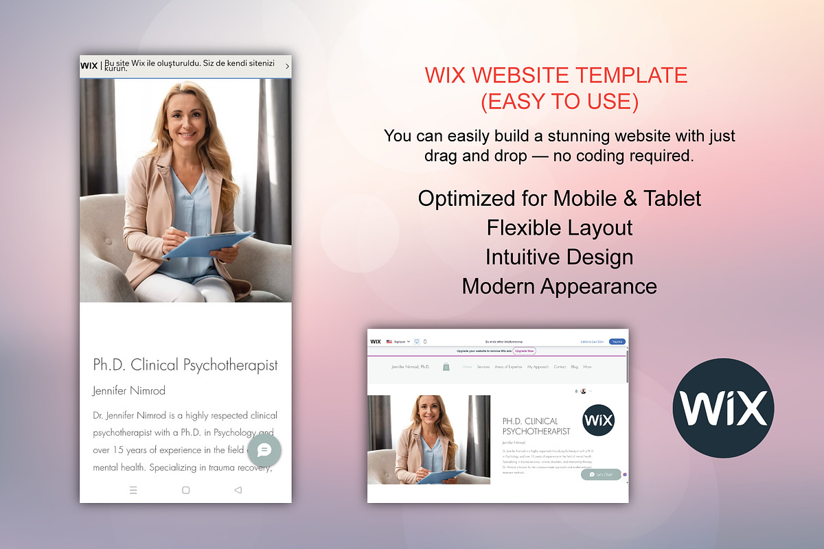 Wix Website Template For Coaches preview 3
