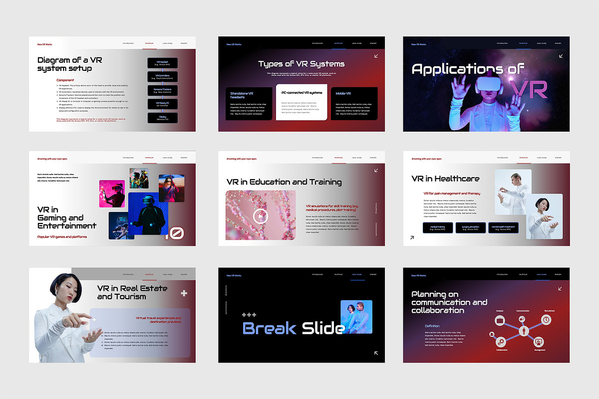 VR Pitch Deck Powerpoint Template, a Presentation Template by TMint Creative (Photo 4 of 6)