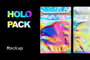 HOLO - Holographic Pack Mockup, a Product Mockup by Bolderaja1 Studio (Thumbnail 1 of 15)