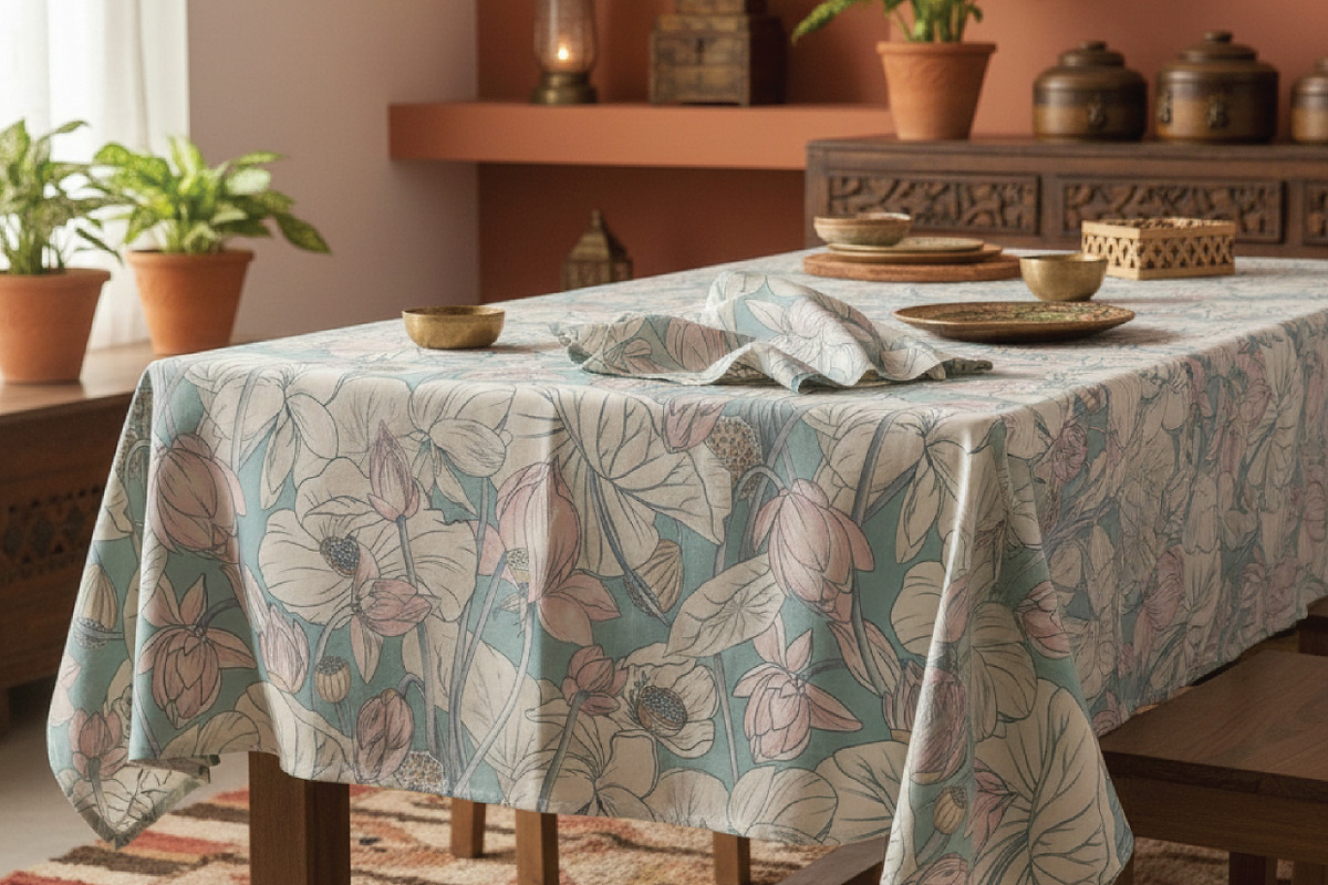 Vintage Ethereal Lotus, a Pattern Graphic by Print Diaries (Photo 5 of 5)